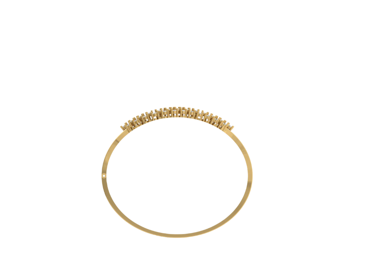 Triple Row Diamond Bracelet