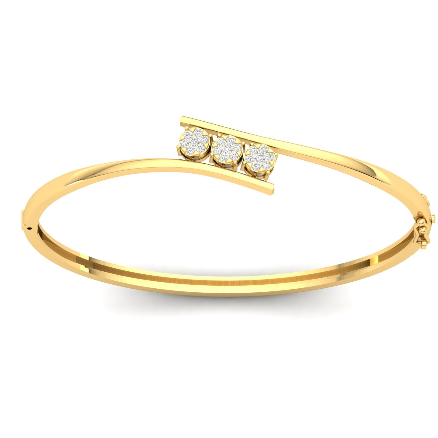 Serenity Cluster Diamond Bracelet