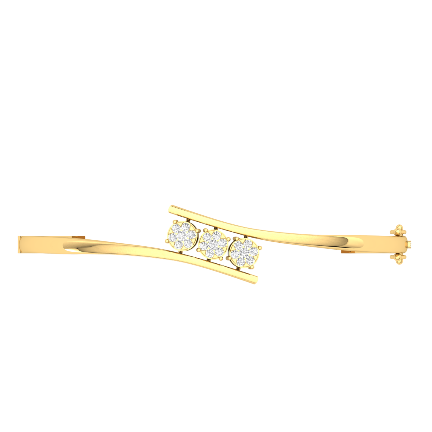 Serenity Cluster Diamond Bracelet