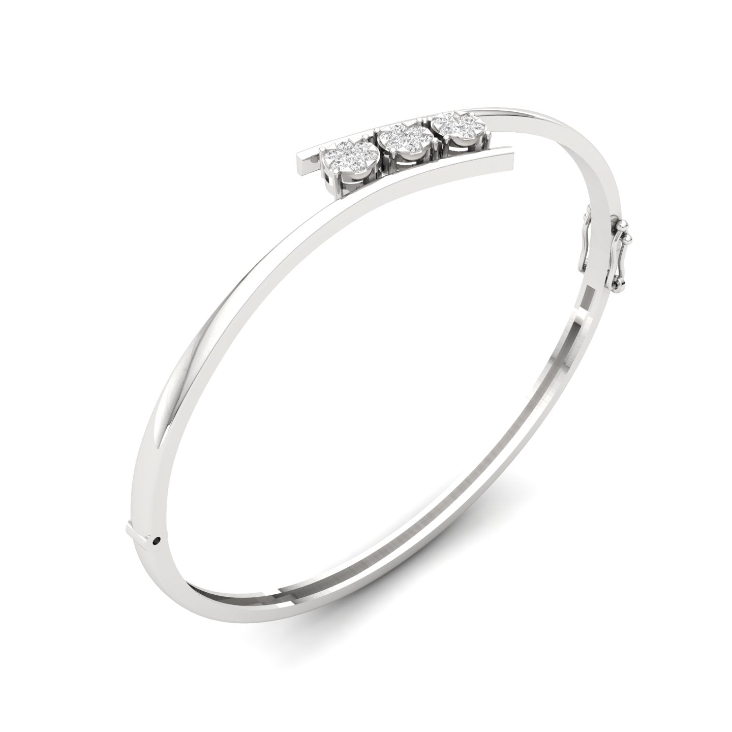Serenity Cluster Diamond Bracelet