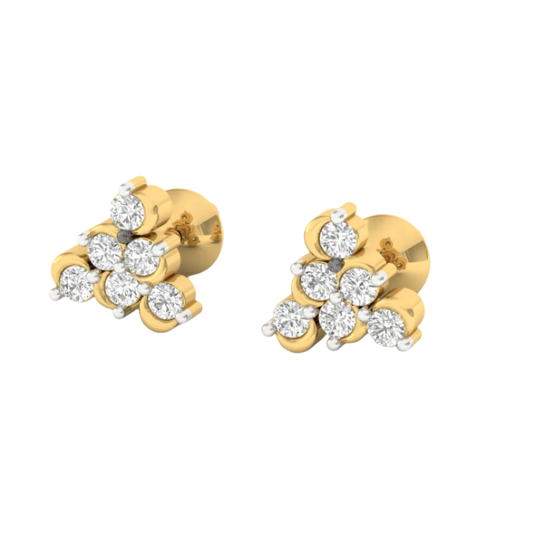 Shimmering Diamond Radiance Earrings