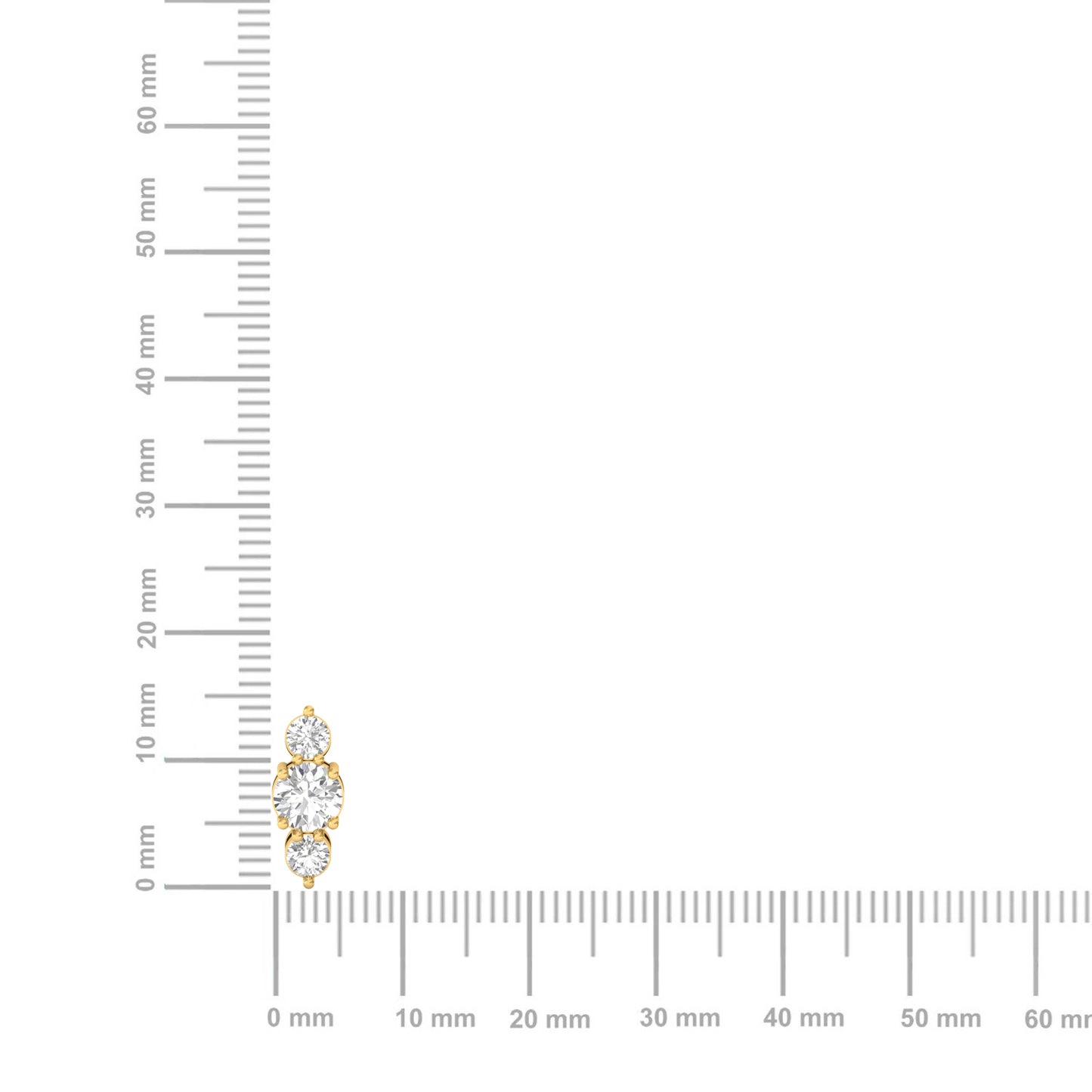 Timeless Three Diamond Earrings