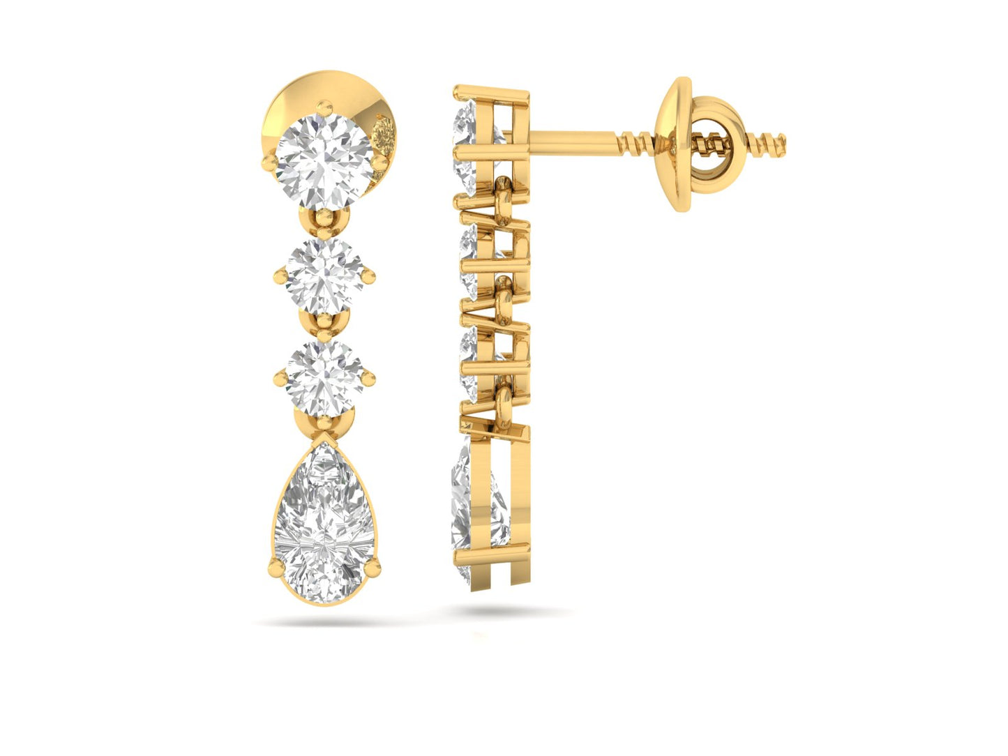 Elegant Pear Drop Earrings