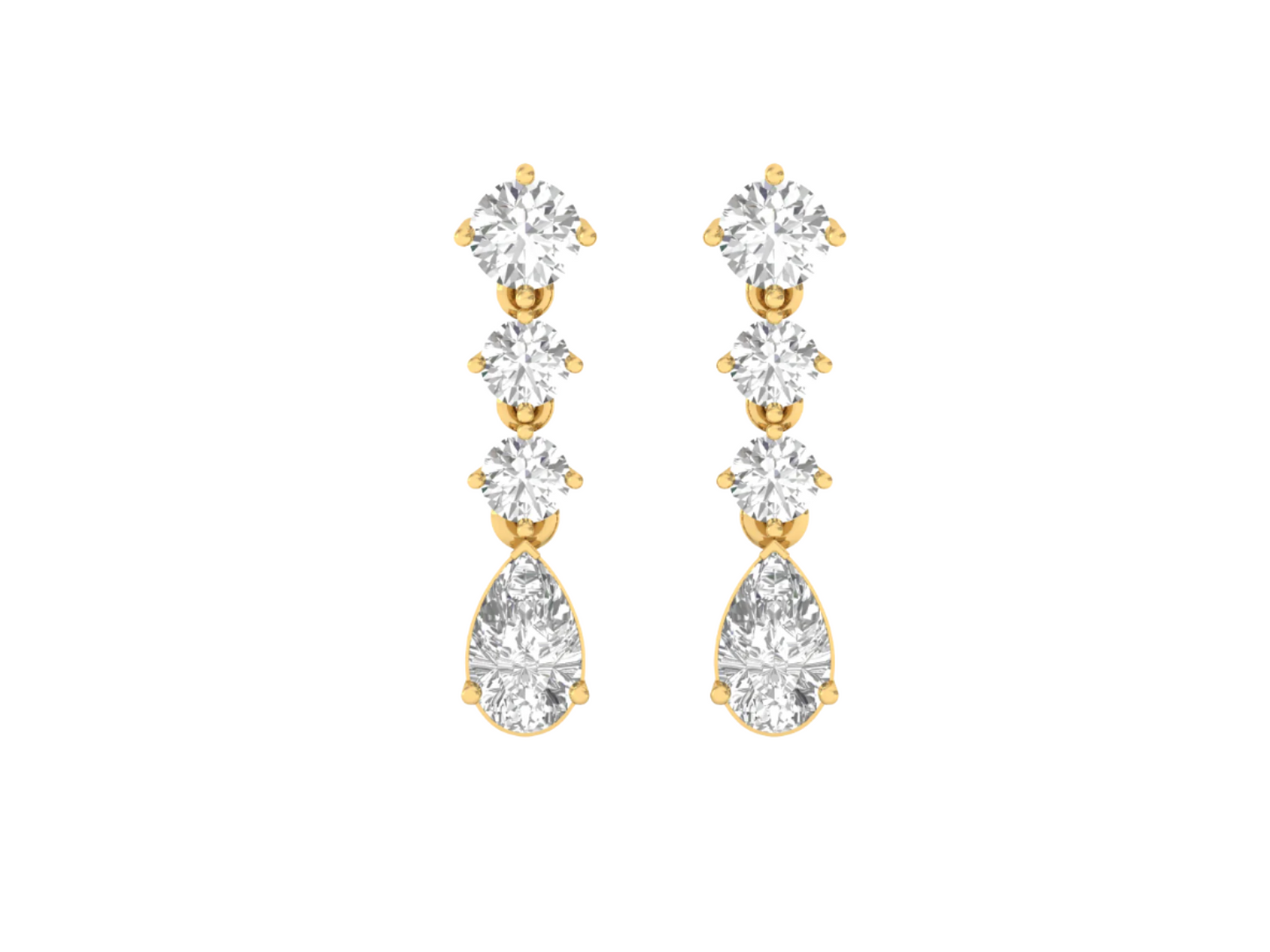 Elegant Pear Drop Earrings