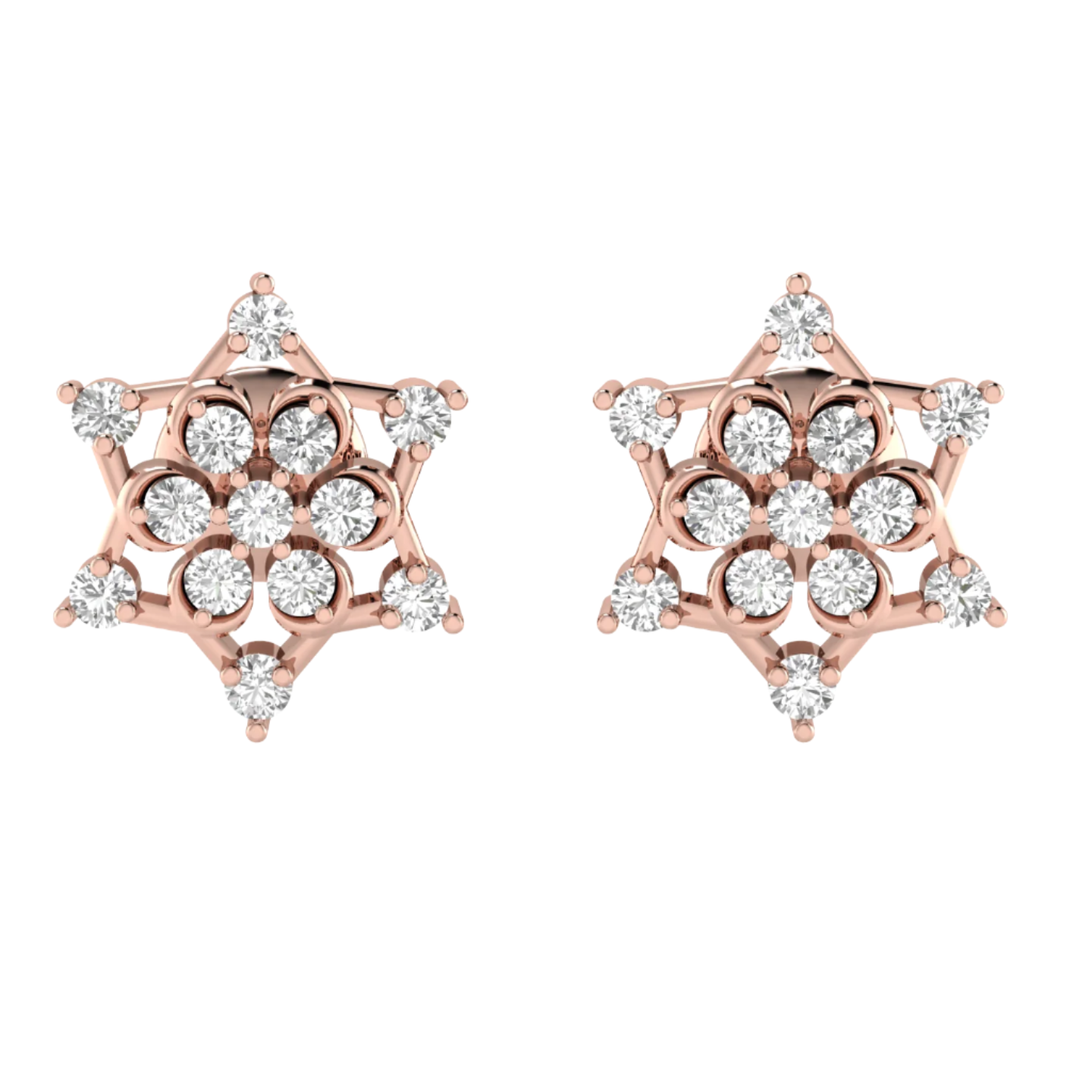 Diamond Starburst Earrings