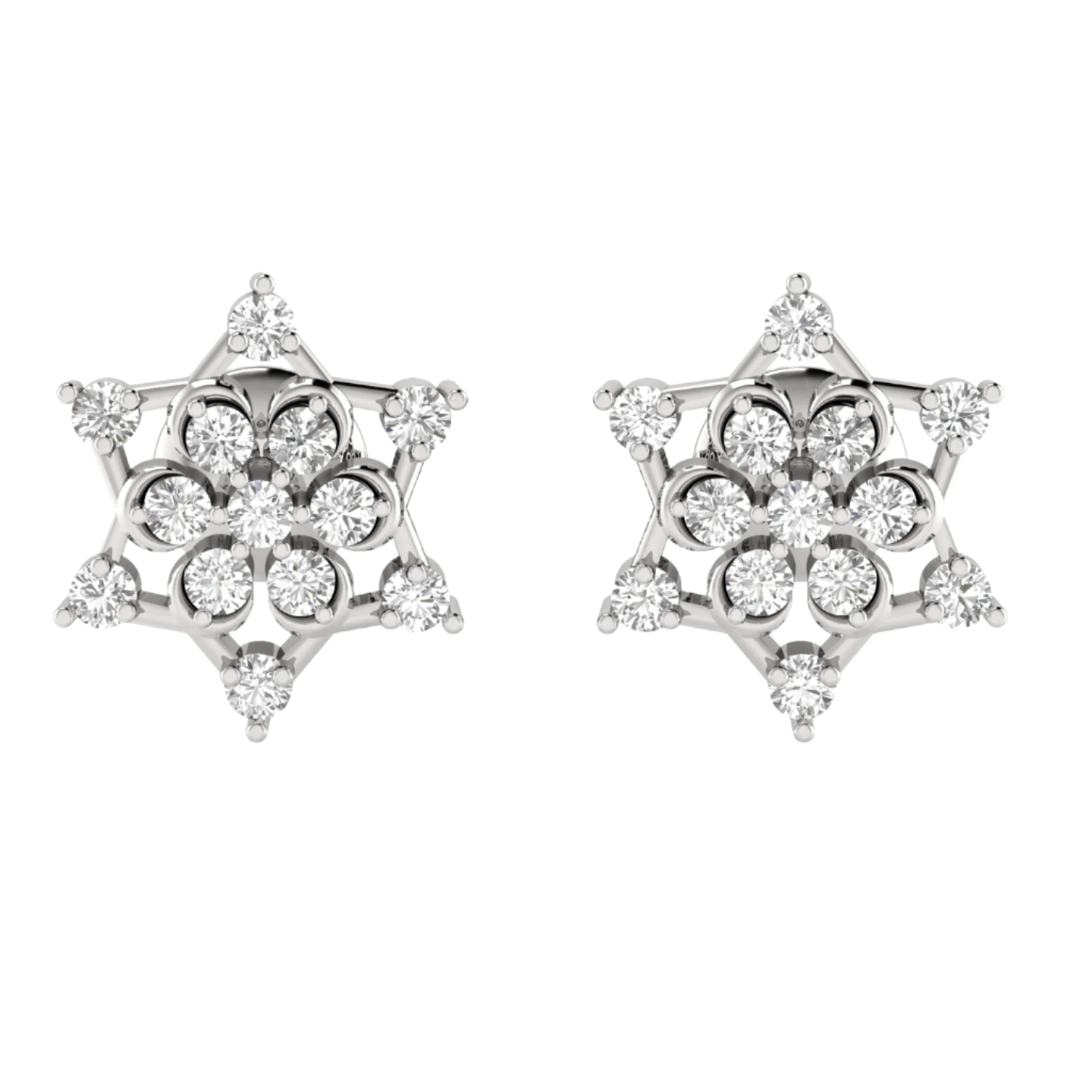 Diamond Starburst Earrings