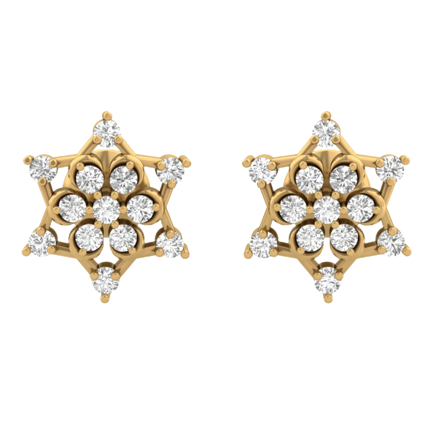 Diamond Starburst Earrings