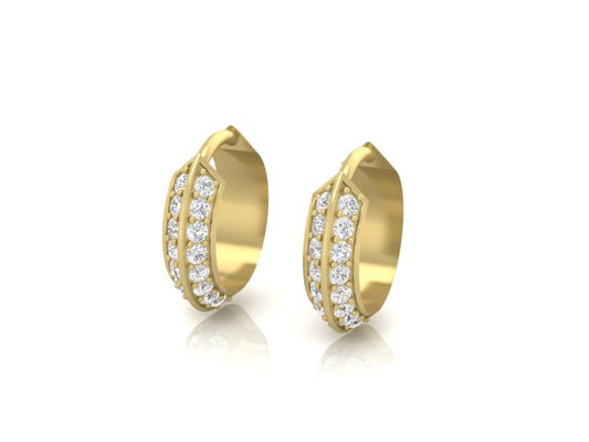 The Sparkle Track Hoops