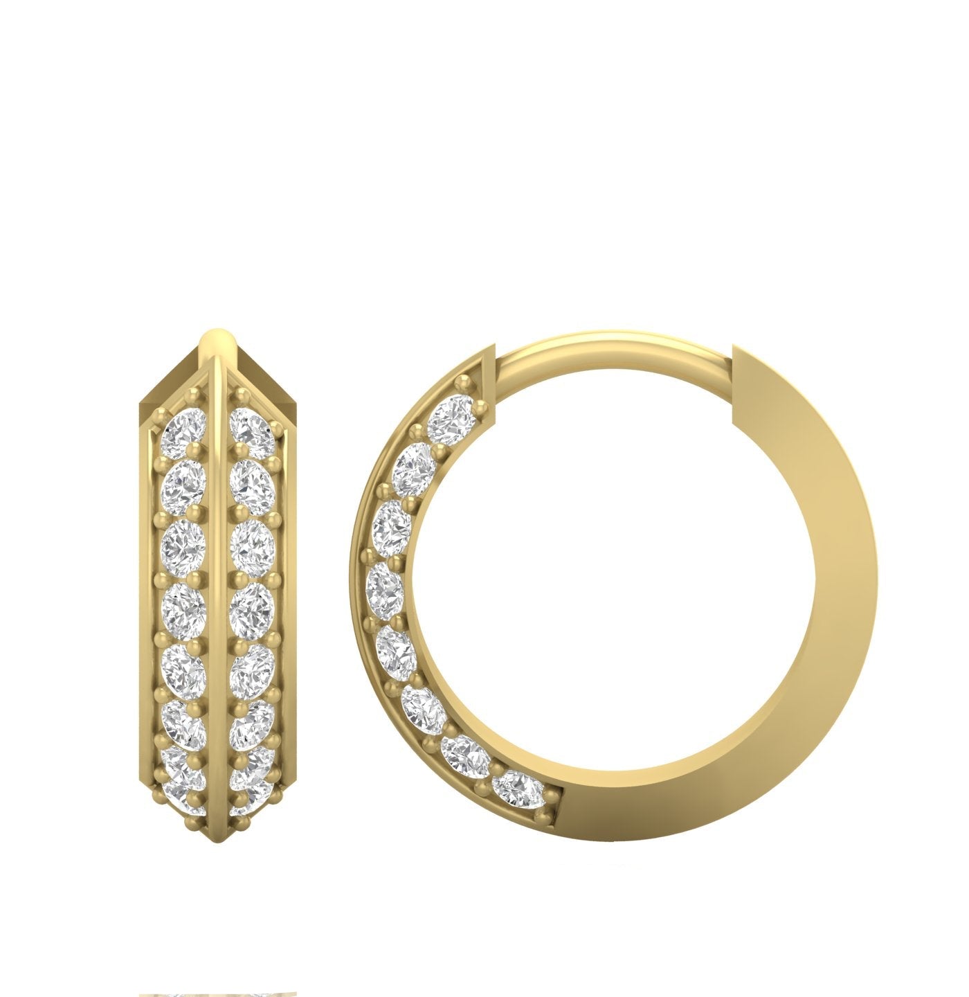 The Sparkle Track Hoops