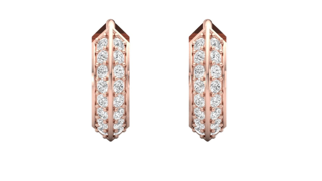 The Sparkle Track Hoops