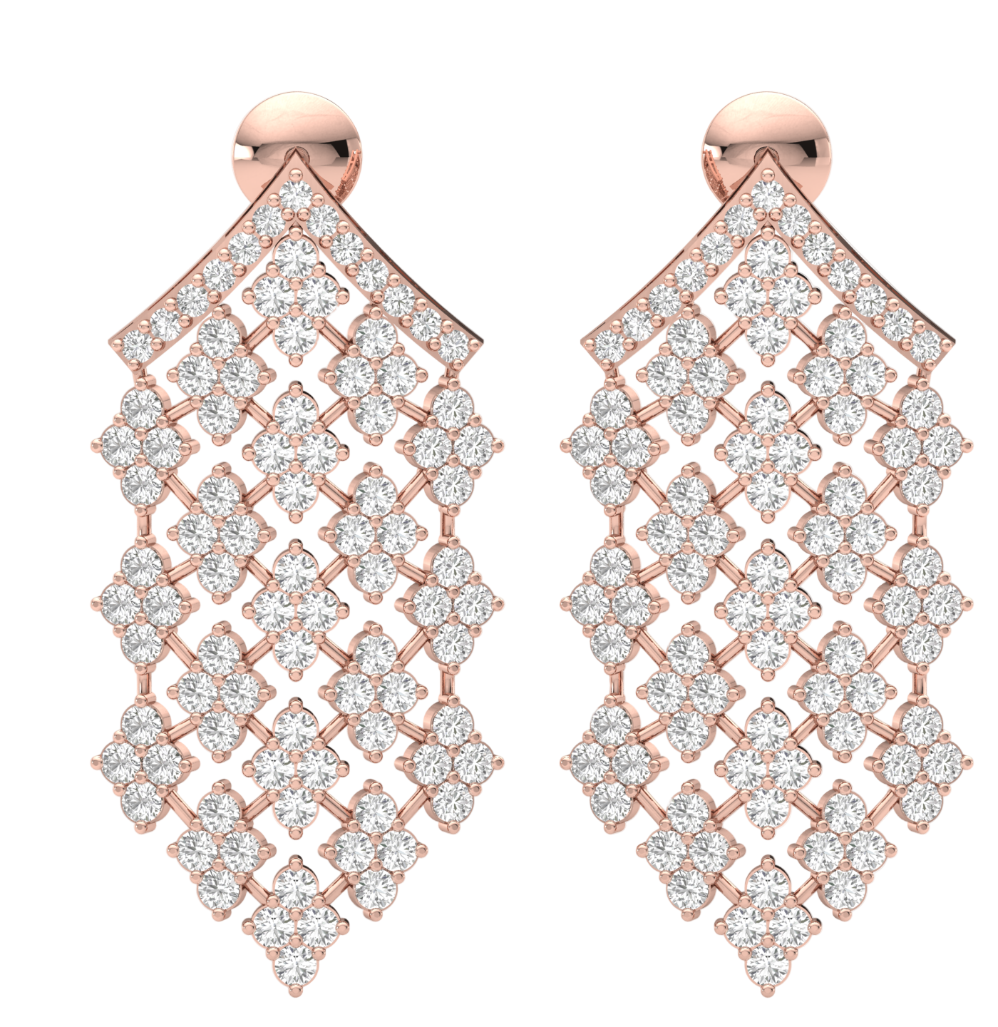 Starfall Diamond Drop Earrings