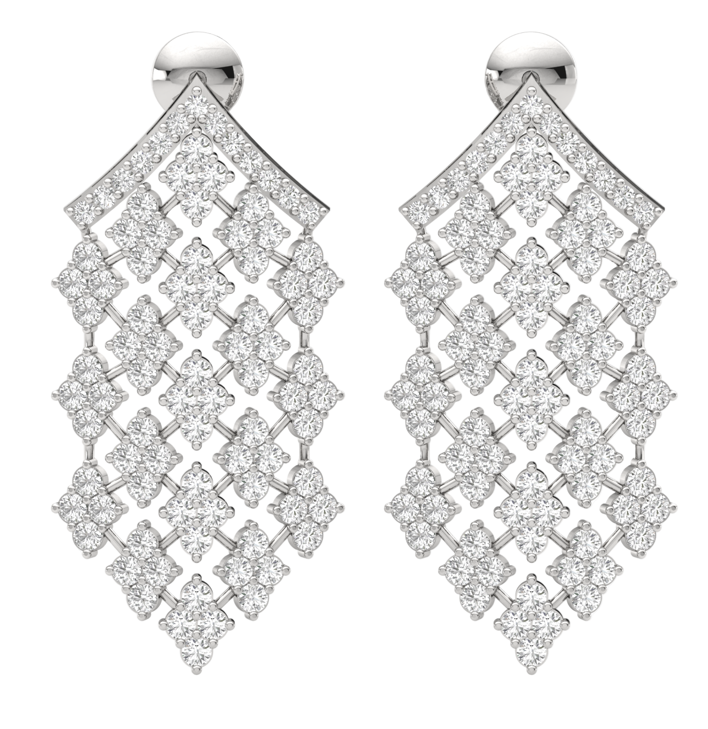 Starfall Diamond Drop Earrings