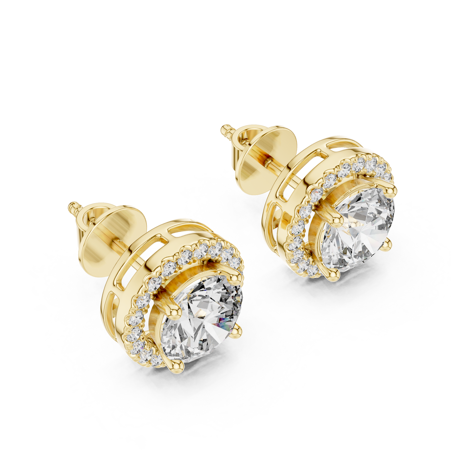 Timeless Radiance Halo Studs