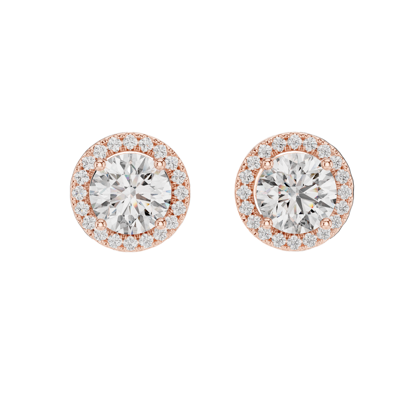 Timeless Radiance Halo Studs