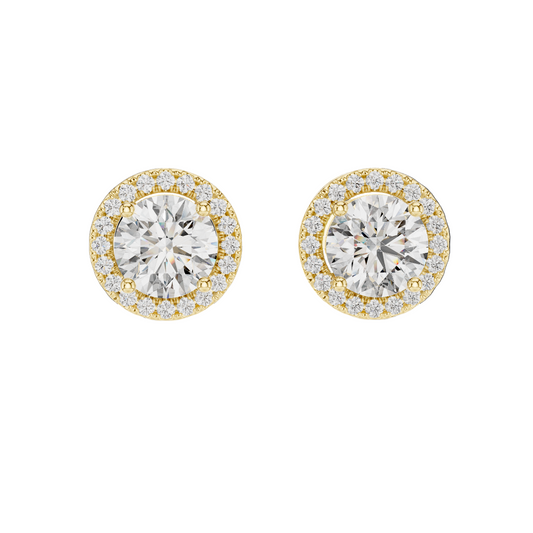 Timeless Radiance Halo Studs