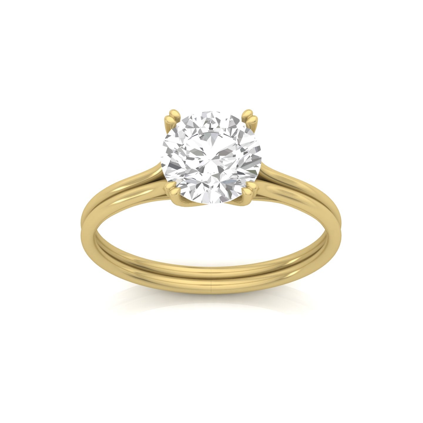 2.50 Carat Elevated Diamond Ring for Men