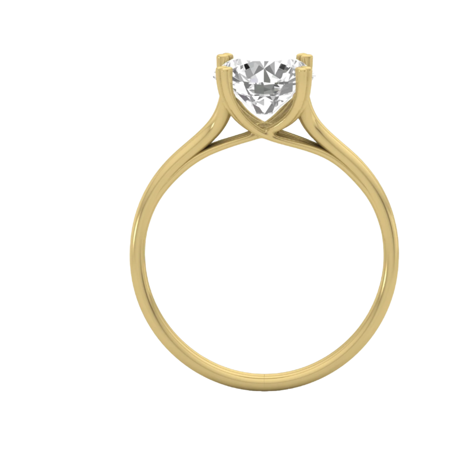 2.50 Carat Elevated Diamond Ring for Men