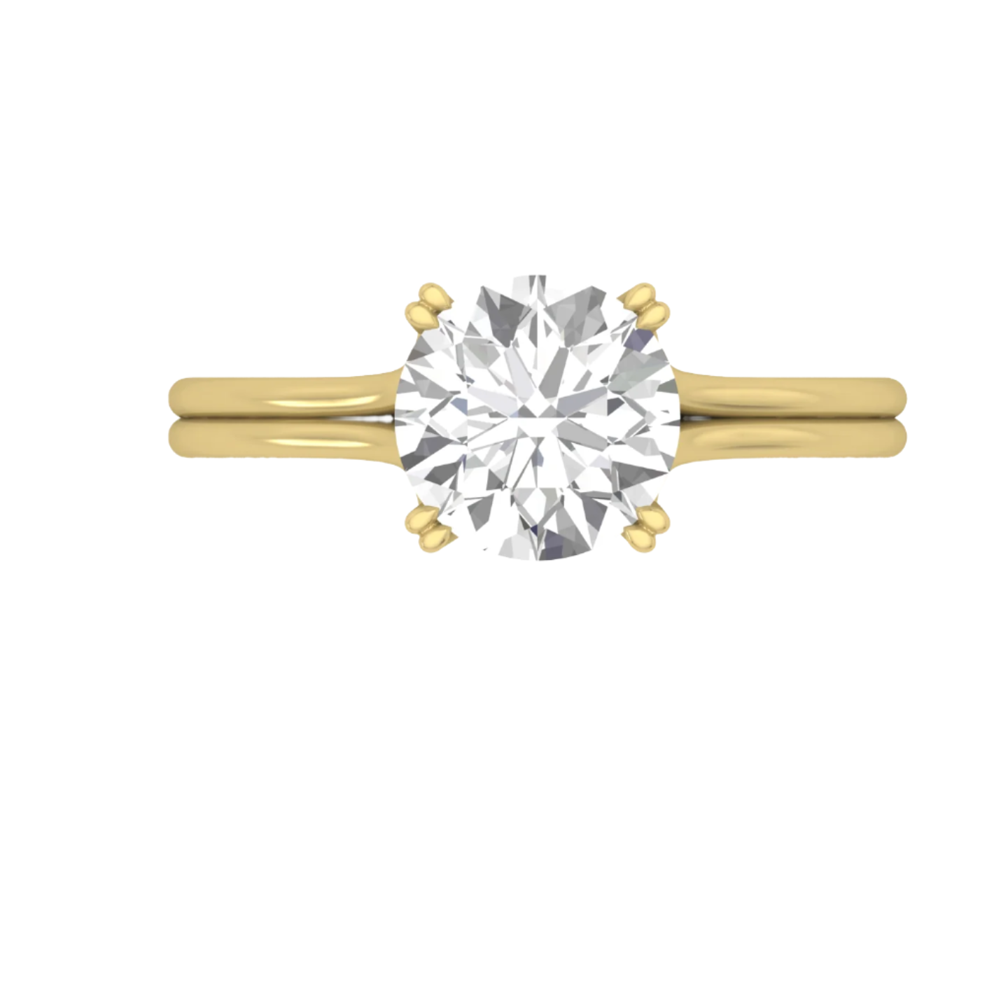 2.50 Carat Elevated Diamond Ring for Men