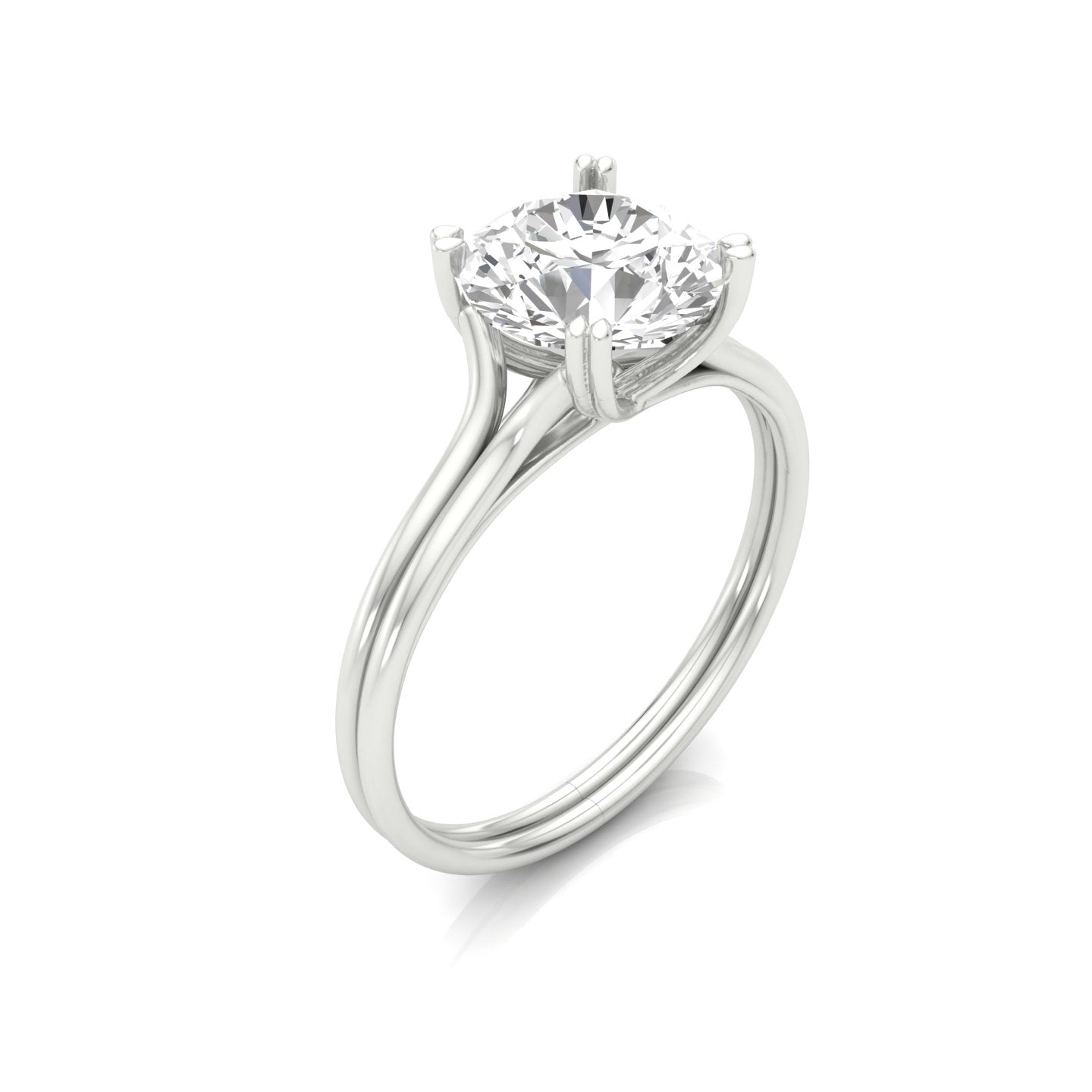 2.50 Carat Elevated Diamond Ring for Men