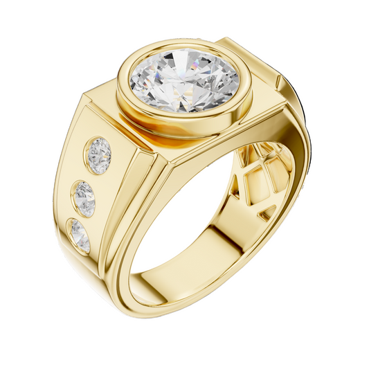 Bezel Signet Men's Ring