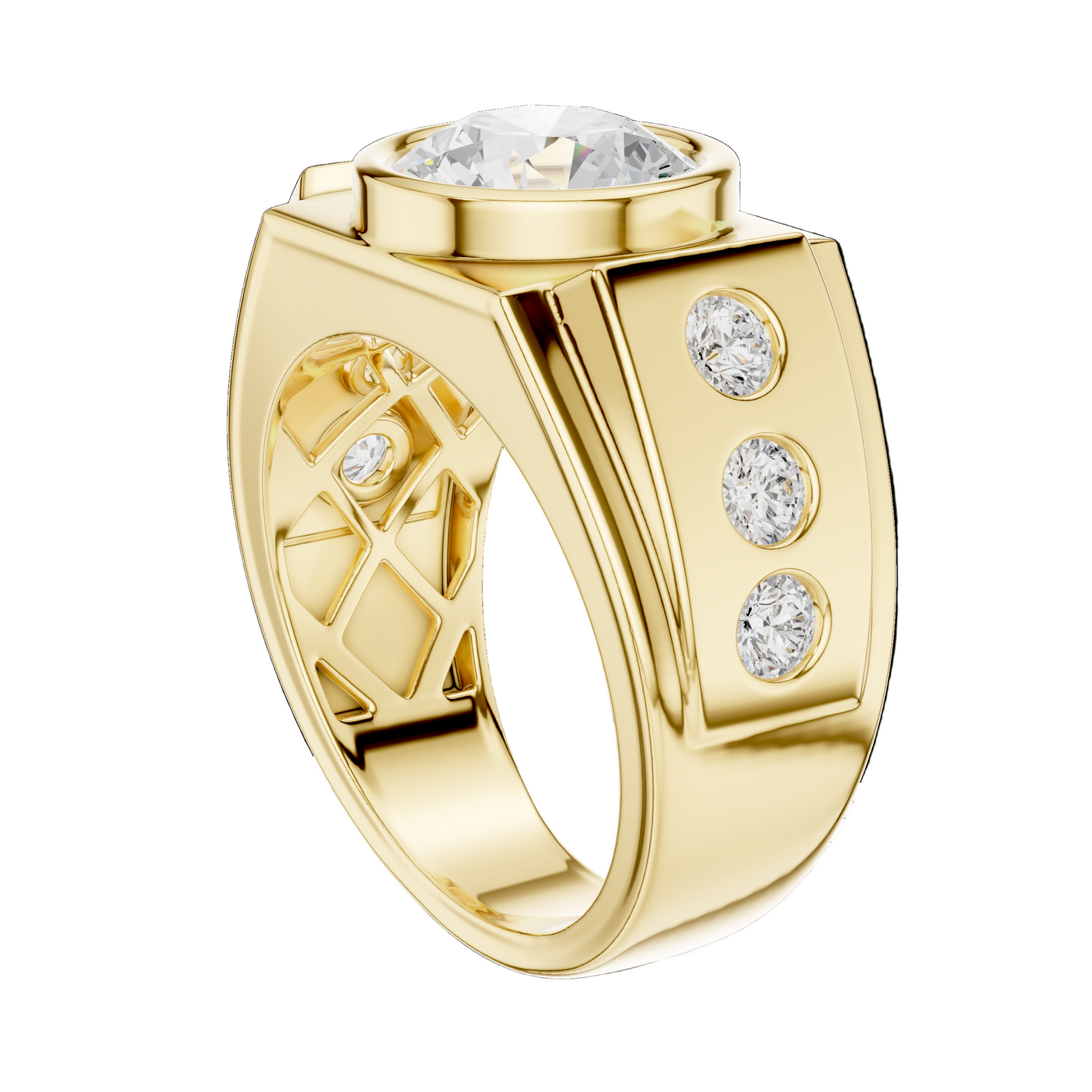Bezel Signet Men's Ring