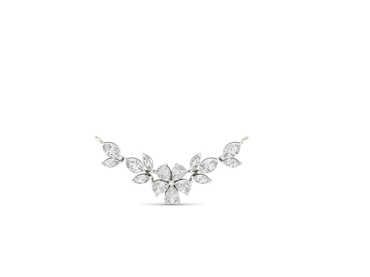 Blossoming Love Diamond Floral Mangalsutra