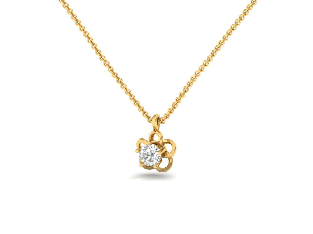 0.60 Carat Diamond Flower Pendant (without Chain)