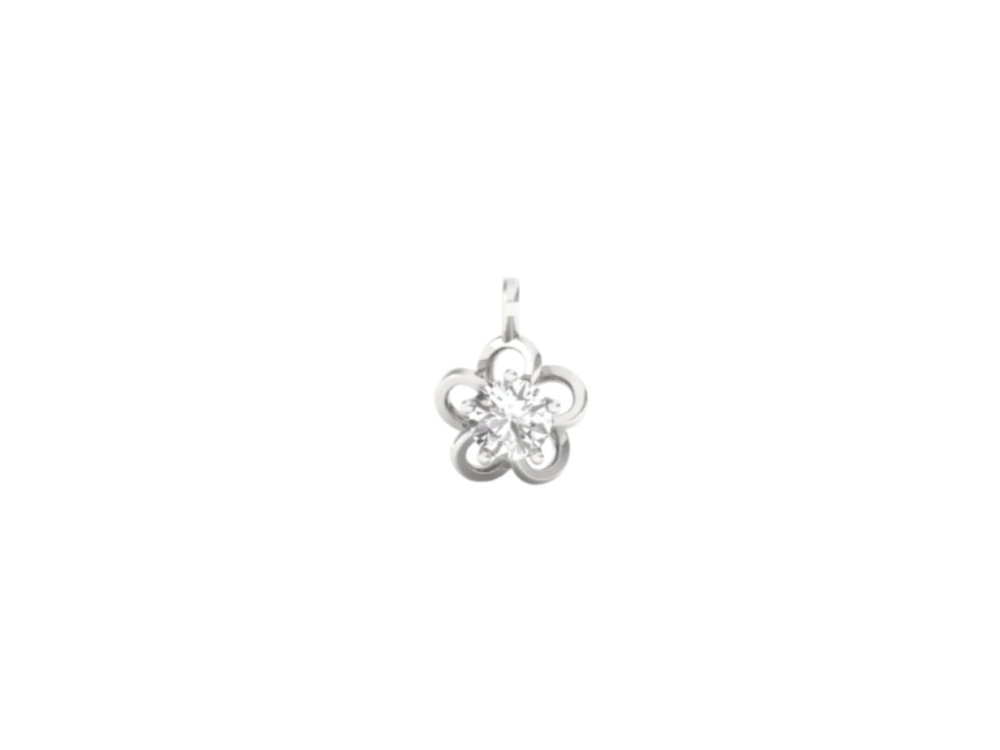 0.60 Carat Diamond Flower Pendant (without Chain)