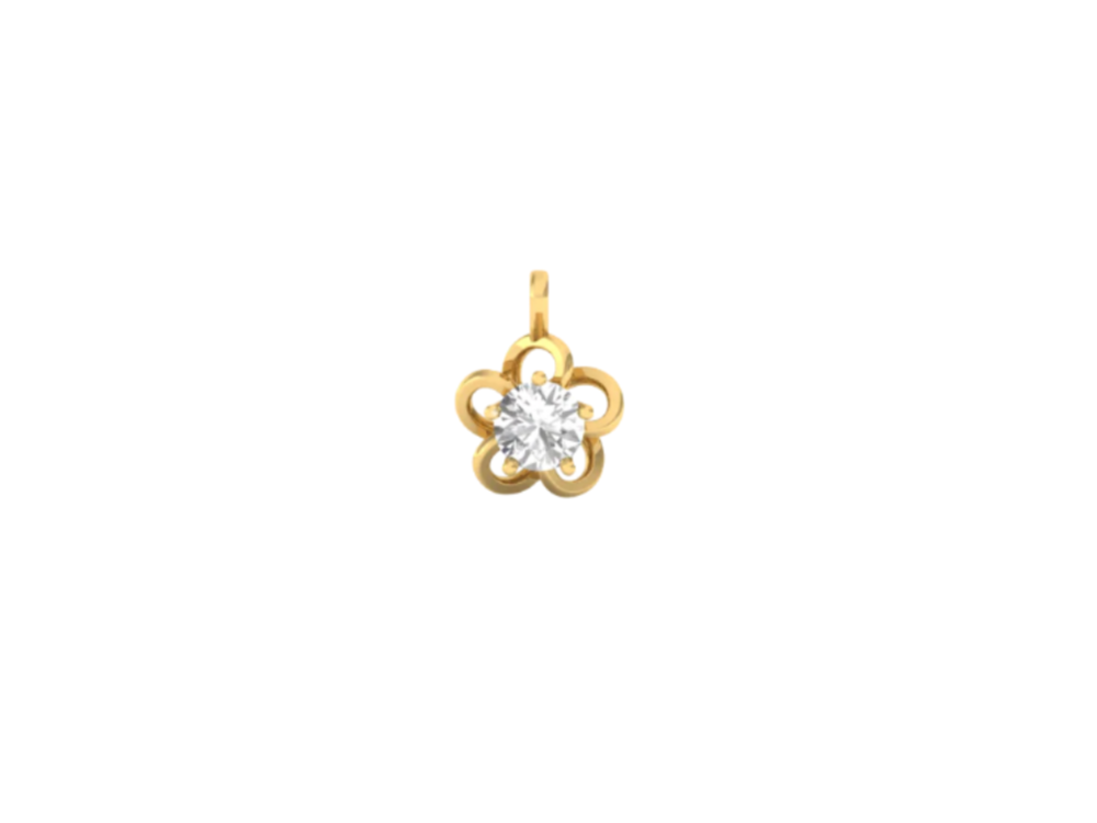 0.60 Carat Diamond Flower Pendant (without Chain)