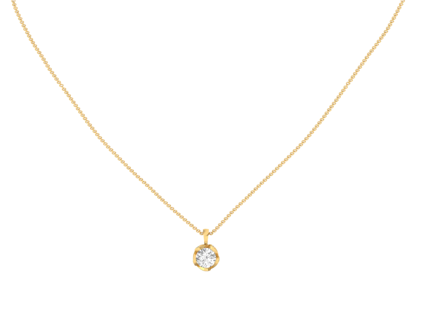 1.0 Carat Cluster Diamond Pendant (without Chain)