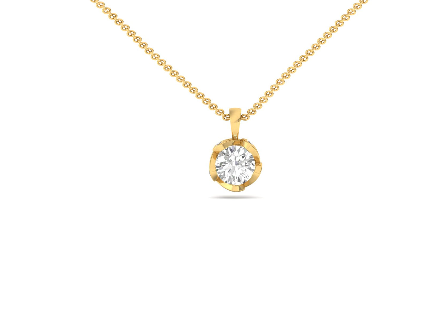 1.0 Carat Cluster Diamond Pendant (without Chain)