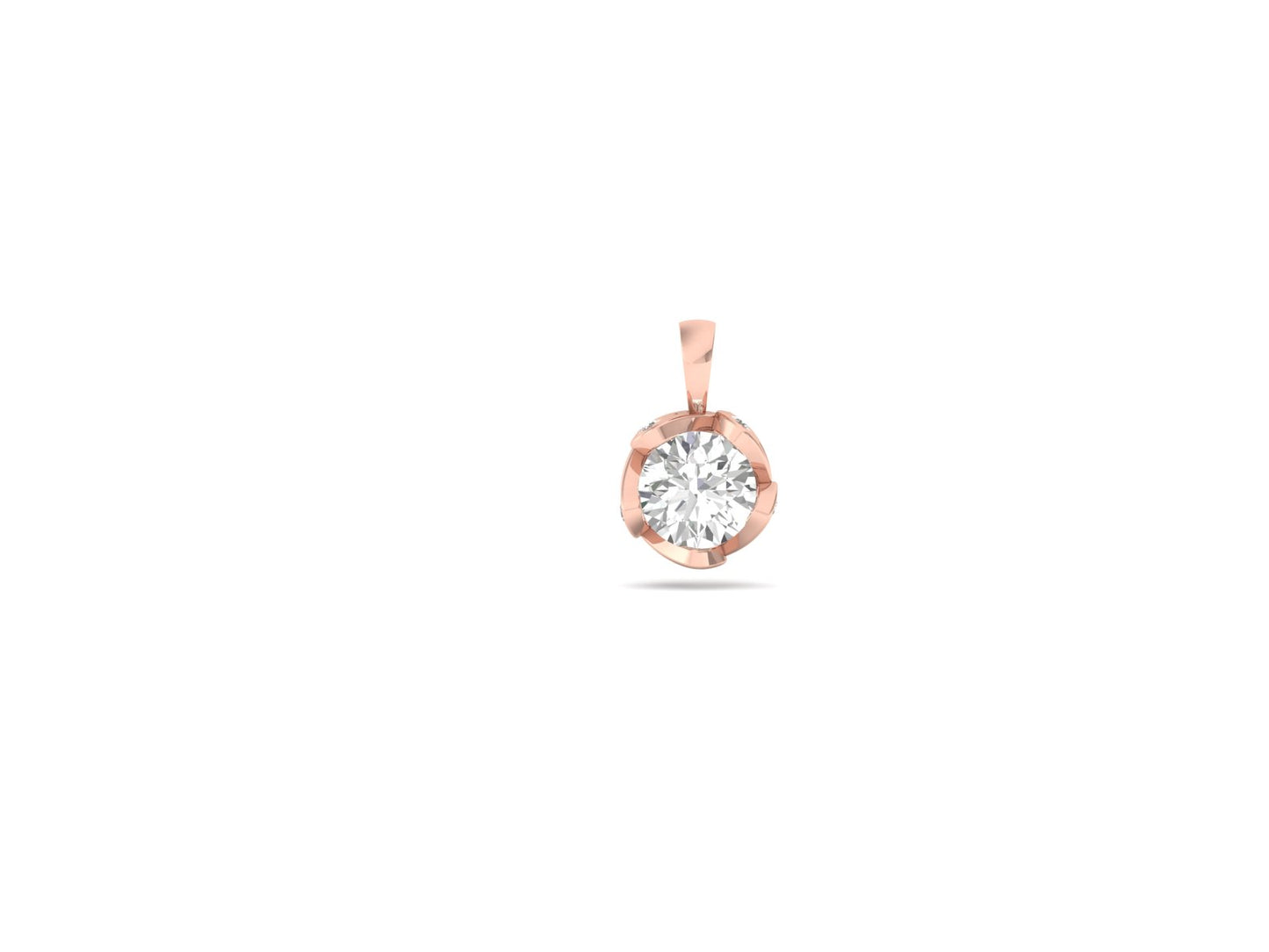 1.0 Carat Cluster Diamond Pendant (without Chain)