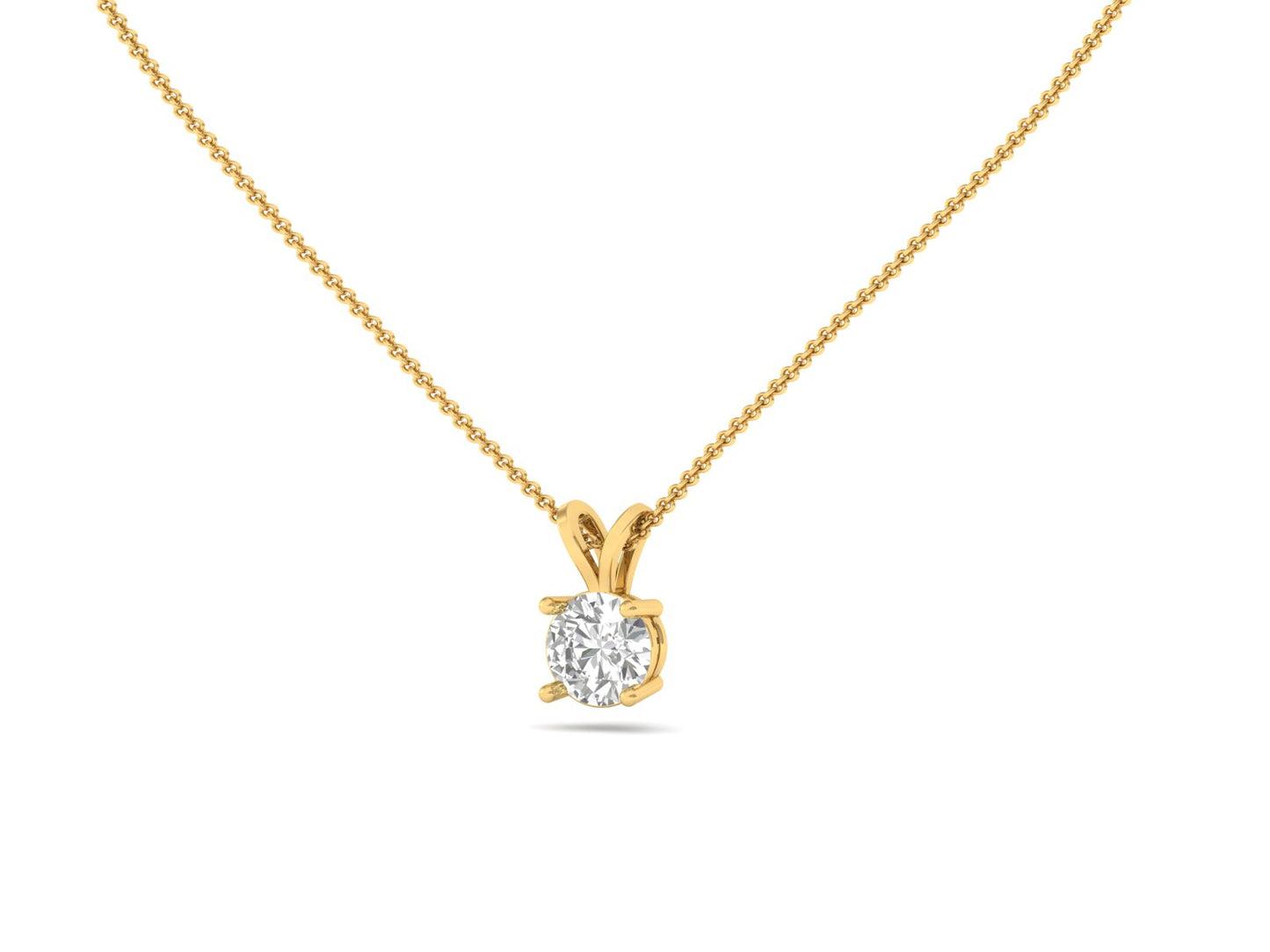 0.5 Carat Round Solitaire Pendant (without Chain)