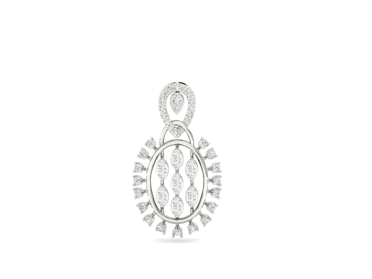 Royal Timeless Diamond Pendant (without Chain)