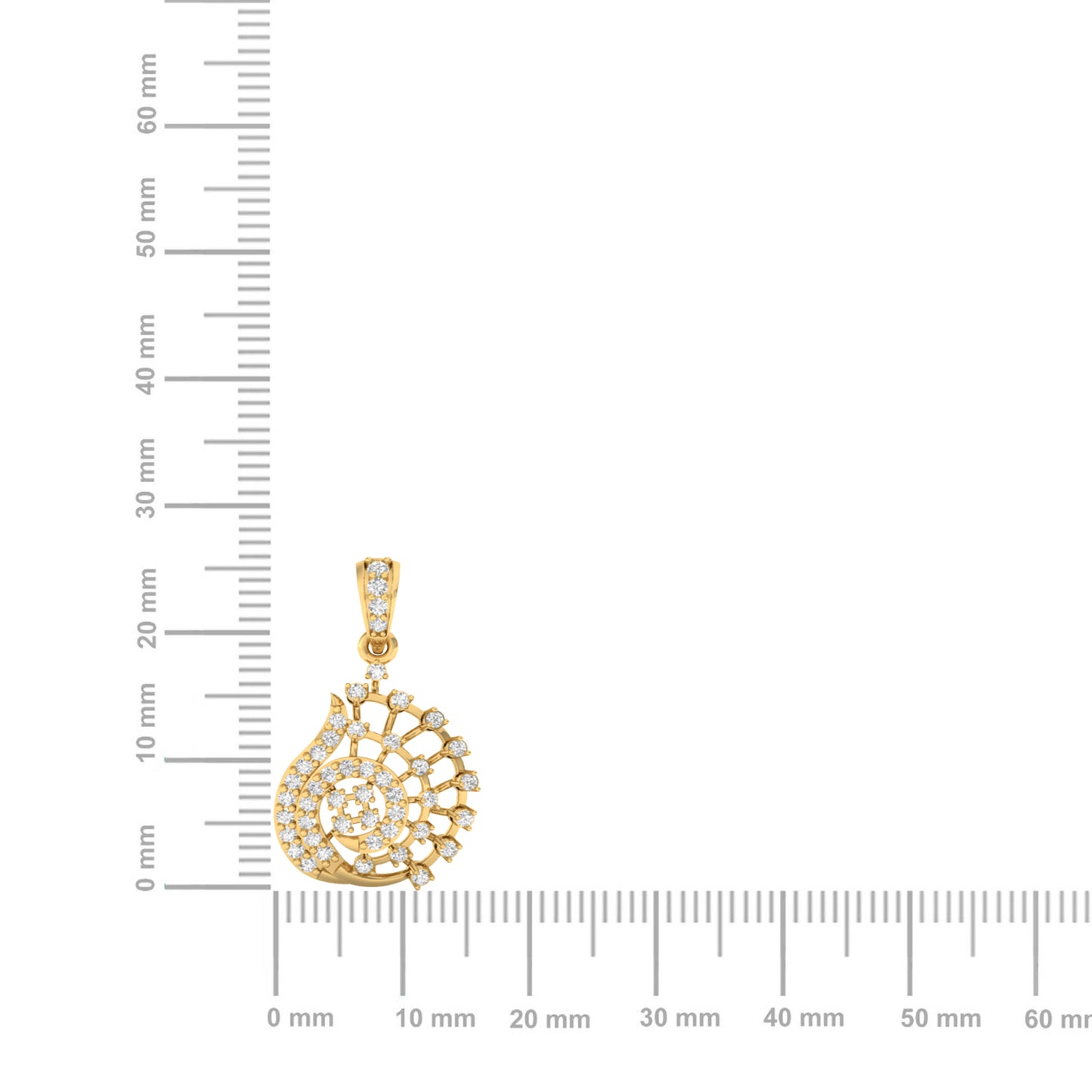 Sparkling Lamiro Diamond Pendant (without Chain)