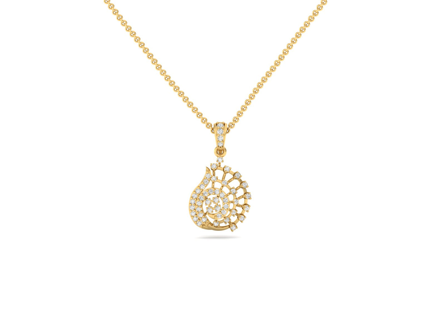 Sparkling Lamiro Diamond Pendant (without Chain)