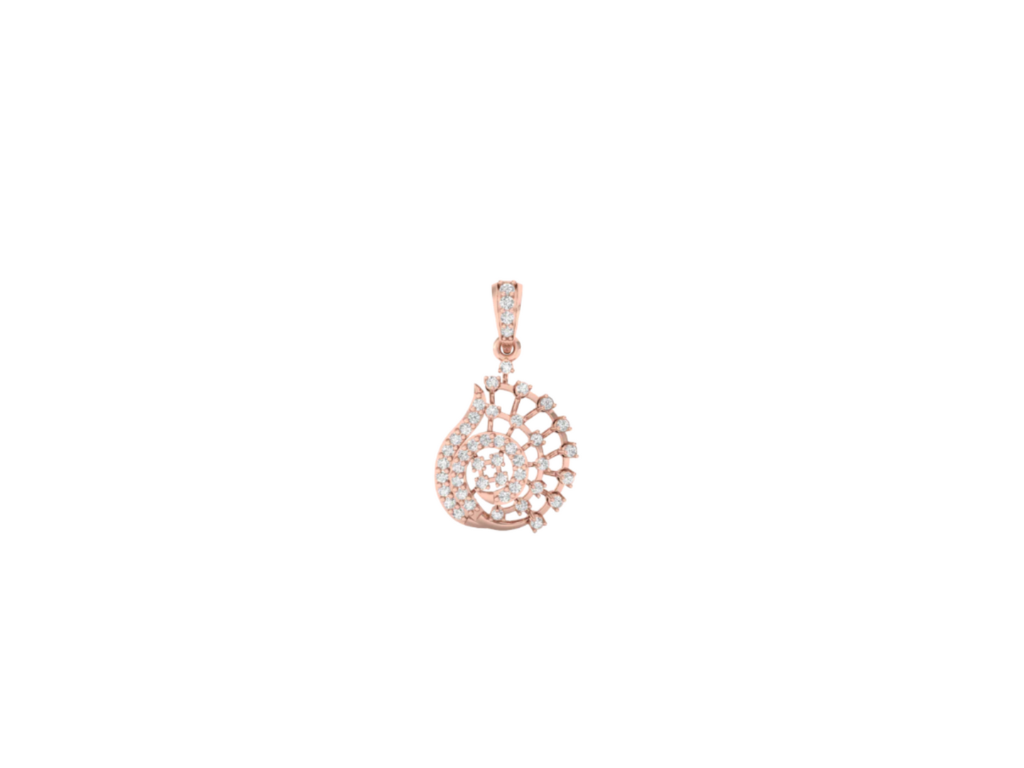 Sparkling Lamiro Diamond Pendant (without Chain)