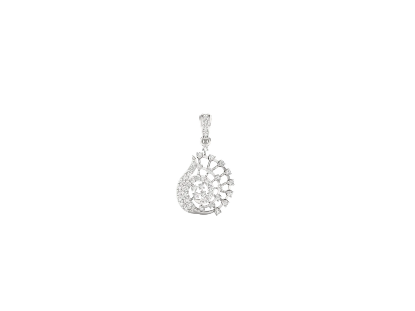 Sparkling Lamiro Diamond Pendant (without Chain)