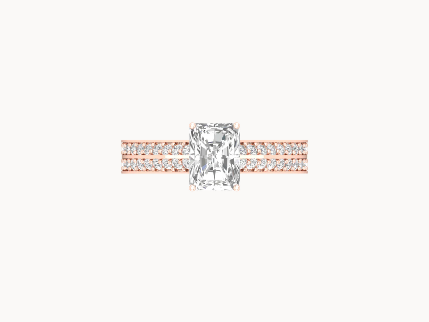 1.50 Carat Radiant Cut Engagement Ring