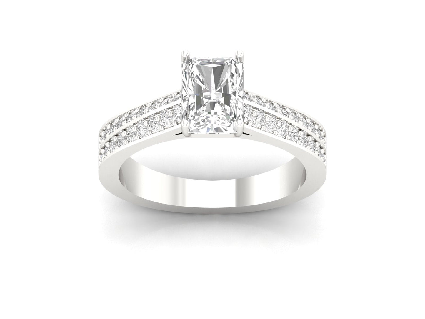 1.50 Carat Radiant Cut Engagement Ring