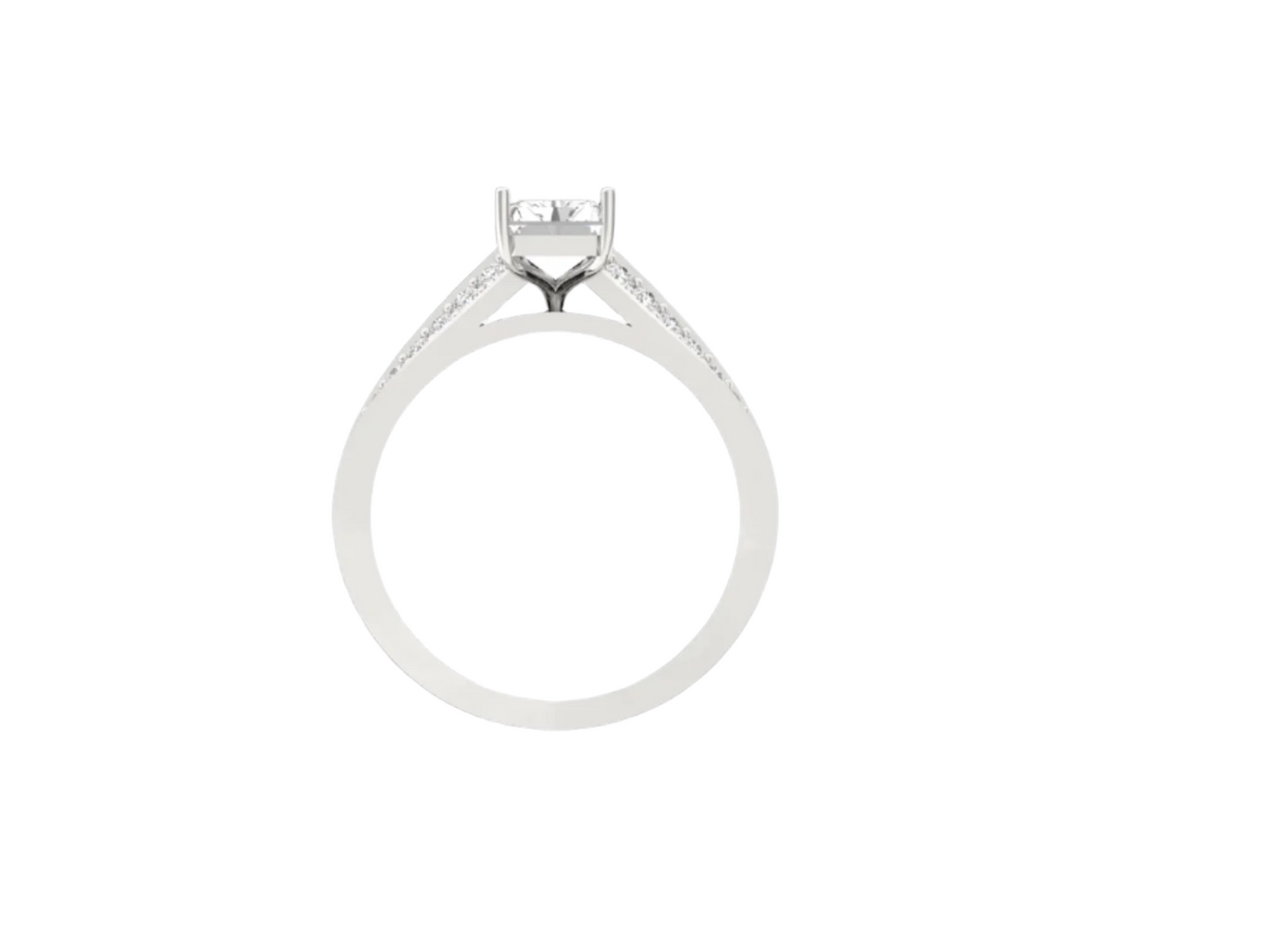 1.50 Carat Radiant Cut Engagement Ring