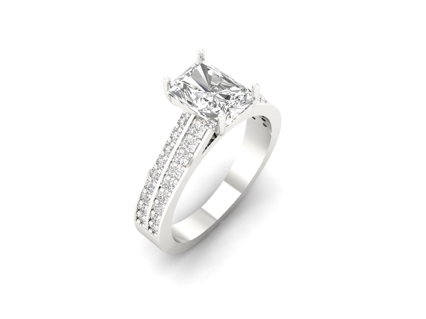 1.50 Carat Radiant Cut Engagement Ring