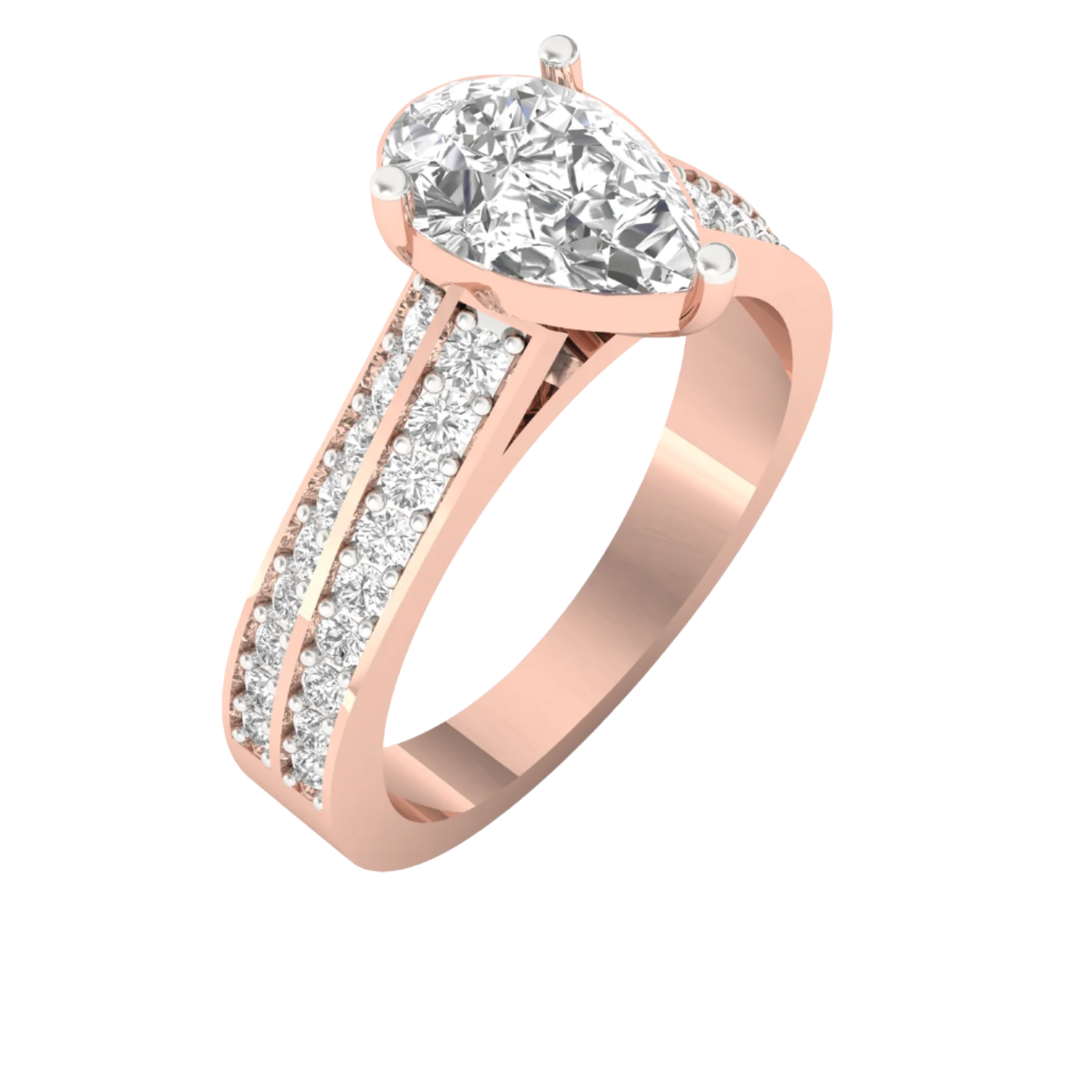 1.50 Carat Pear Cut Engagement Ring