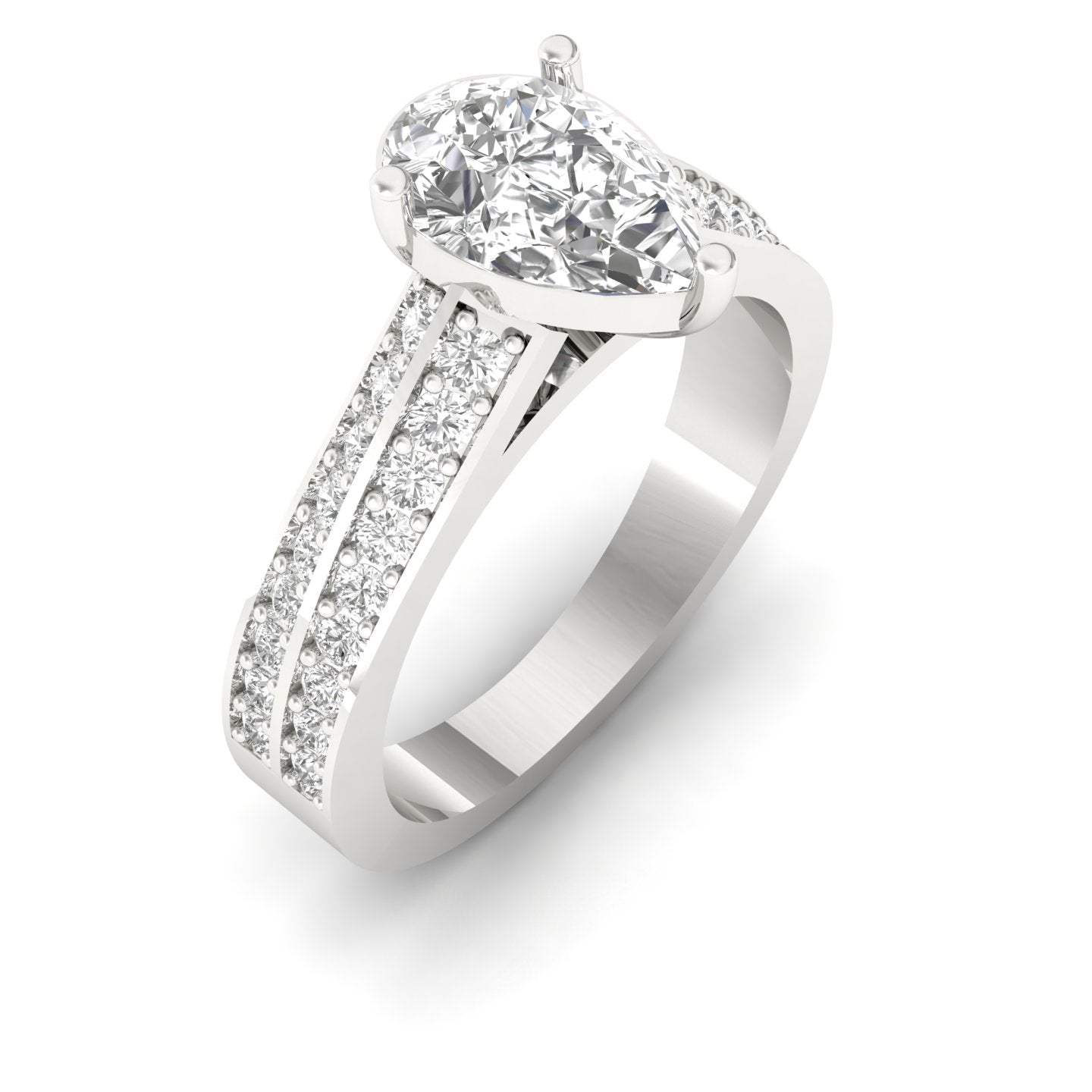 1.50 Carat Pear Cut Engagement Ring