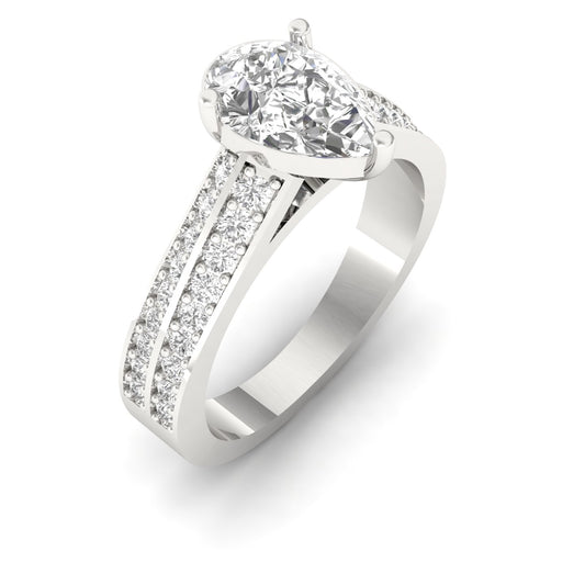 1.50 Carat Pear Cut Engagement Ring