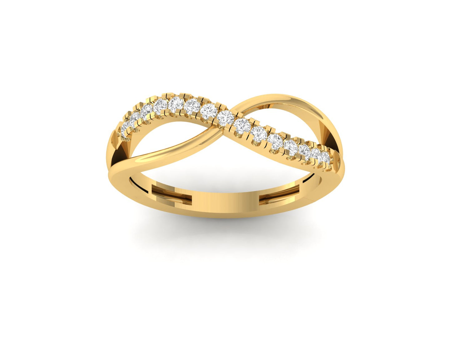 Swirl Diamond Band
