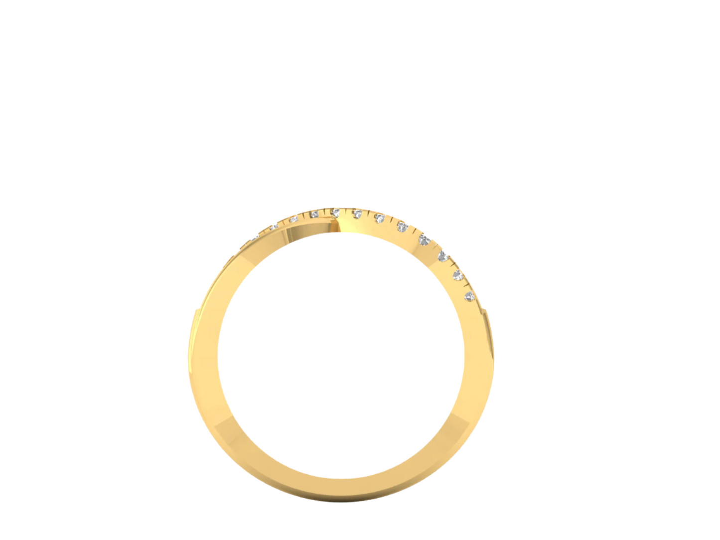 Swirl Diamond Band