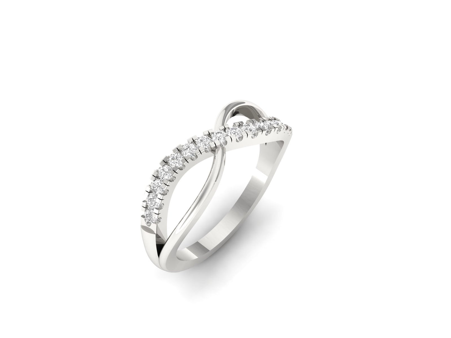 Swirl Diamond Band