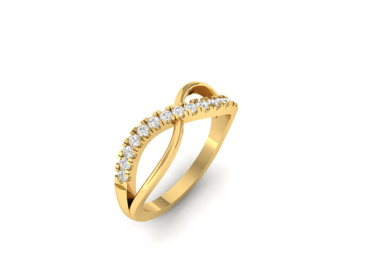 Swirl Diamond Band