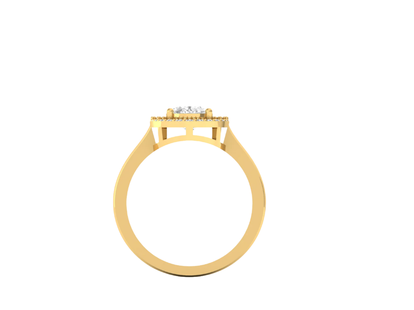 1.50 Carat Oval Solitaire Ring